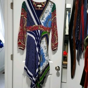 Anthropologie assymetrical hem dress